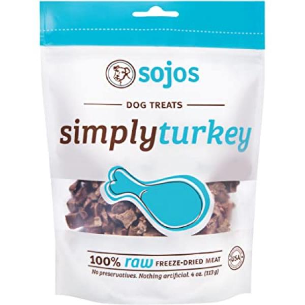 Sojos D Treats Simply Turkey 4oz