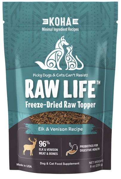 Koha D/C FD Topper Elk & Venison 8oz