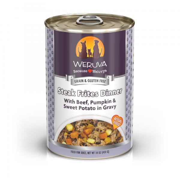Weruva D Can Steak Frites Dinner 14oz