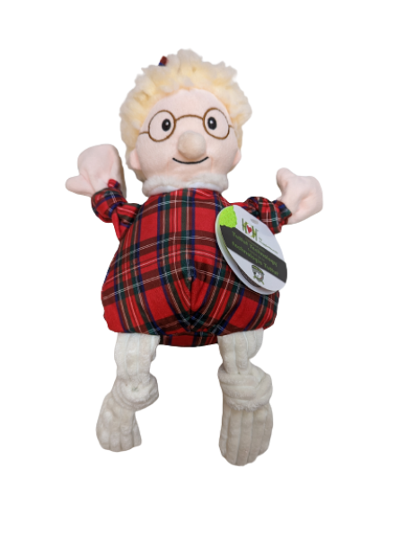 Huggle Hound D Knottie Tartan Plaid Mrs. Claus L 2022