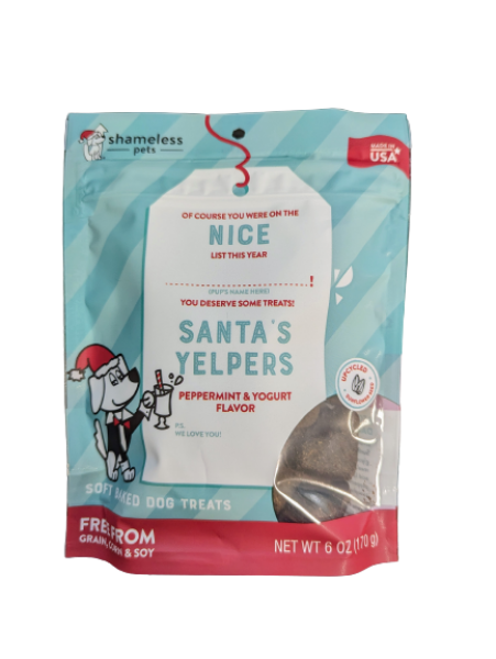 Shameless D Nice Santa's Yelpers Peppermint Yogurt 6oz 2025