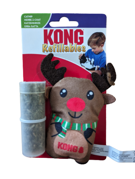Kong C Holiday Refillables Reindeer 2025