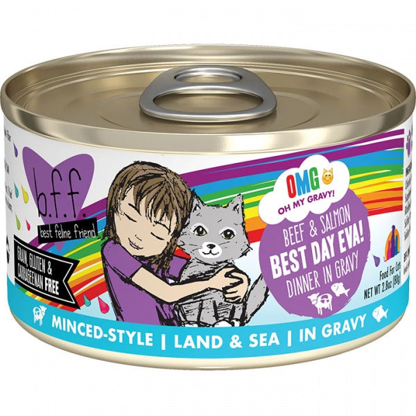 BFF C Can OMG Beef/Salmon Best Day Eva 2.8 oz