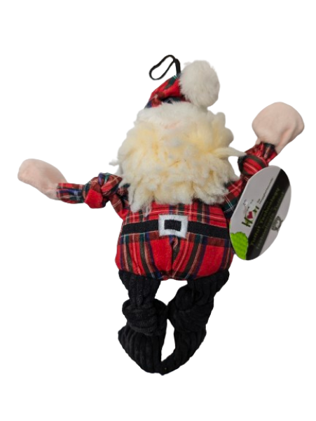 Huggle Hound D Knottie Tartan Plaid Santa L 2022
