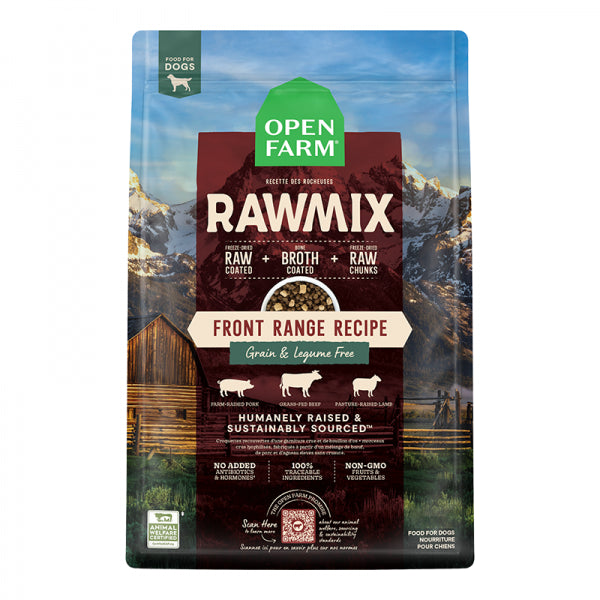 Open Farm D 20lb GF Rawmix Front Range Recipe