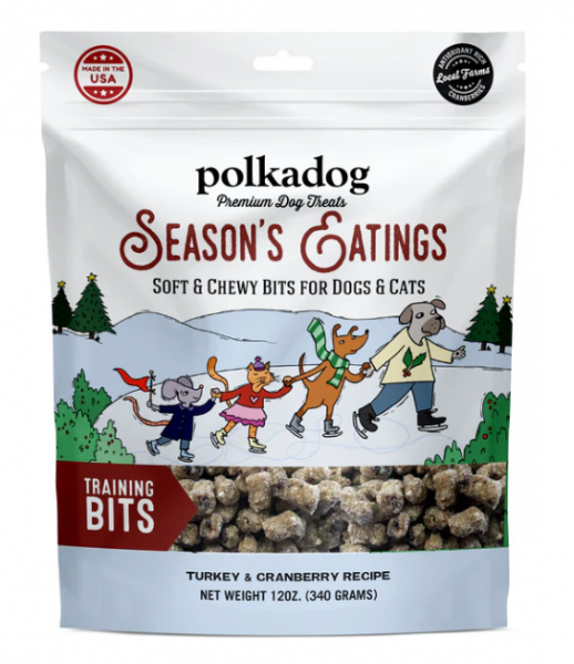 Polka Dog Seasons Eatings Pouch 10oz 2025