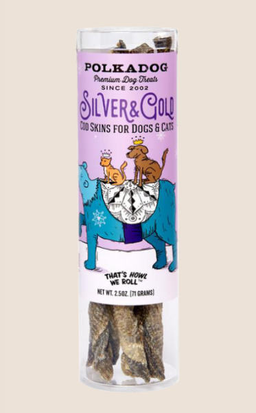 Polka Dog Silver Gold Cod Skins 2.5oz 2025
