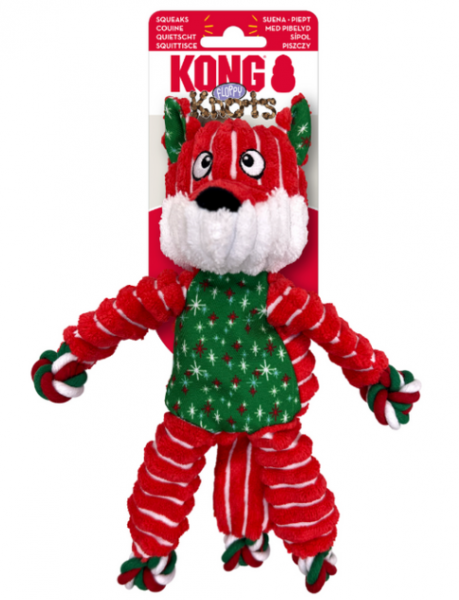 Kong D Holiday Floppy Fox S/M 2025