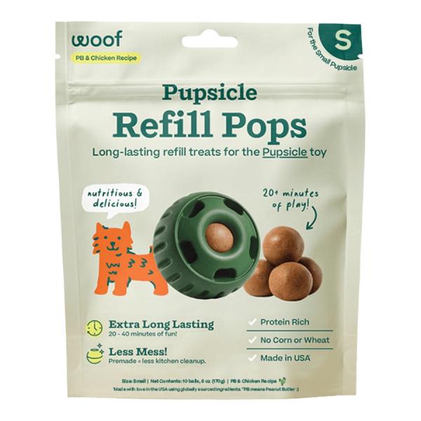 Woof D Chicken PB Pupsicle Pops S 6oz