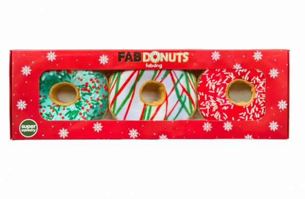 FabDog D Holiday Donuts 3pk 2025