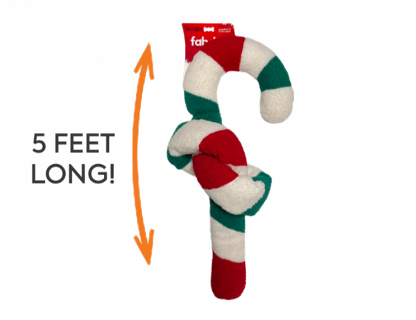 FabDog D Twisty Candy Cane 2025