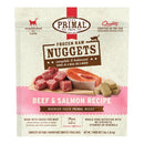 Primal C Raw Nuggets Beef/Salmon 3lb