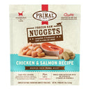 Primal C Raw Nuggets Chicken/Salmon Frozen 3lb