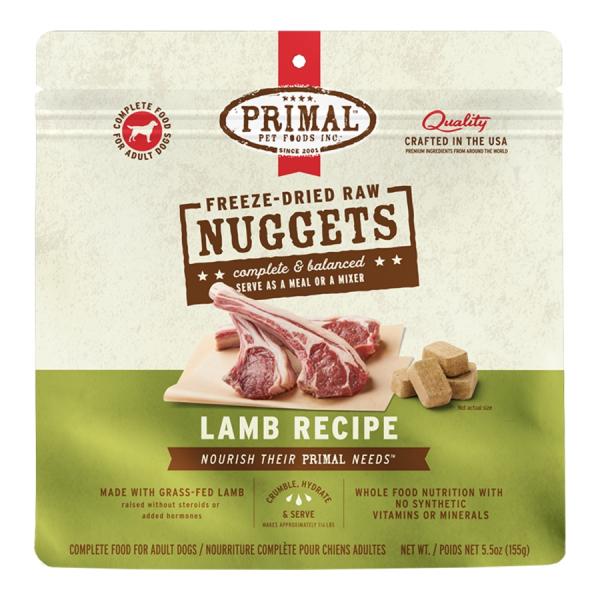 Primal D 5.5oz FD Lamb Nuggets