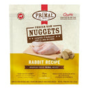 Primal D Raw Rabbit Nuggets 3lb