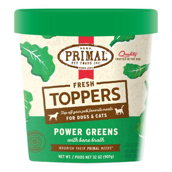 Primal D/C Fresh Toppers Power Greens 32oz