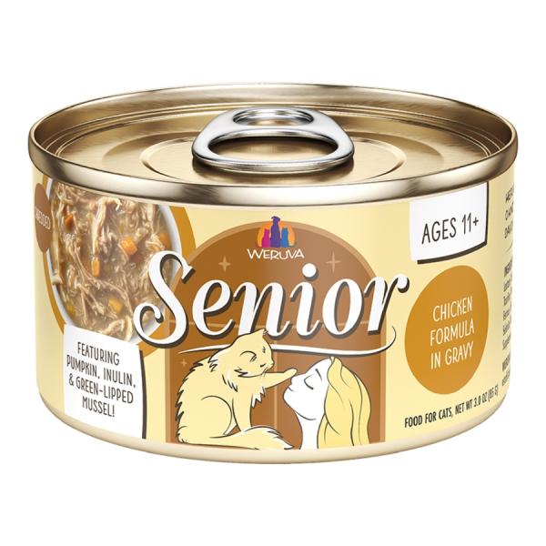Weruva C Can Senior Chicken in Gravy 3oz
