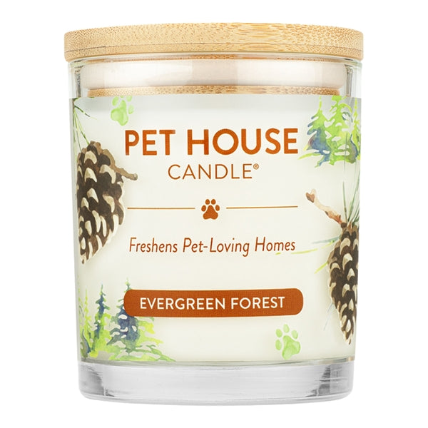 Pet House Candle Evergreen Forest