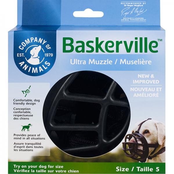 Company of Animals D Muzzle Baskerville Ult Blk LB5
