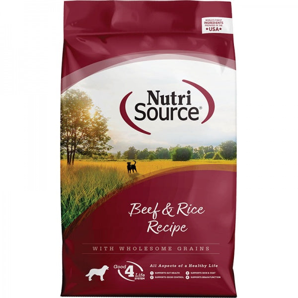 Nutrisource D 26lb Beef & Rice Adult