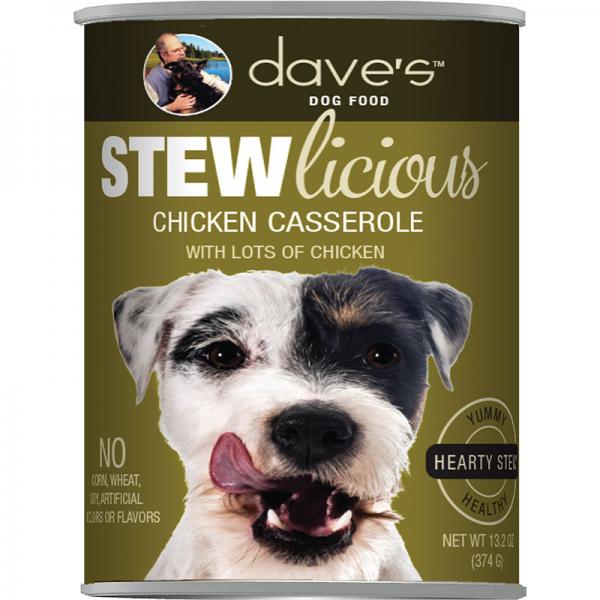 Dave's Pet Food D Can Stewlicious Chicken Casserole 13oz