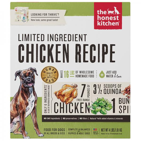 The Honest Kitchen D 4lb Chicken LID (Thrive)