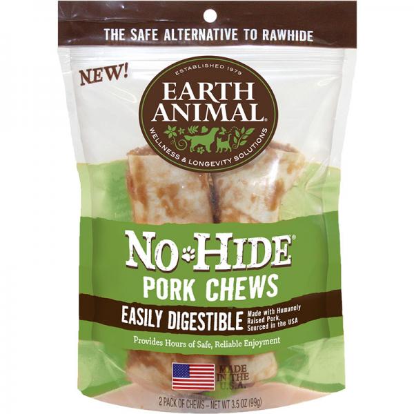 Earth Animal D No Hide Pork 4" 2-Pack