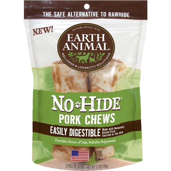 Earth Animal D No Hide Pork 4" 2-Pack