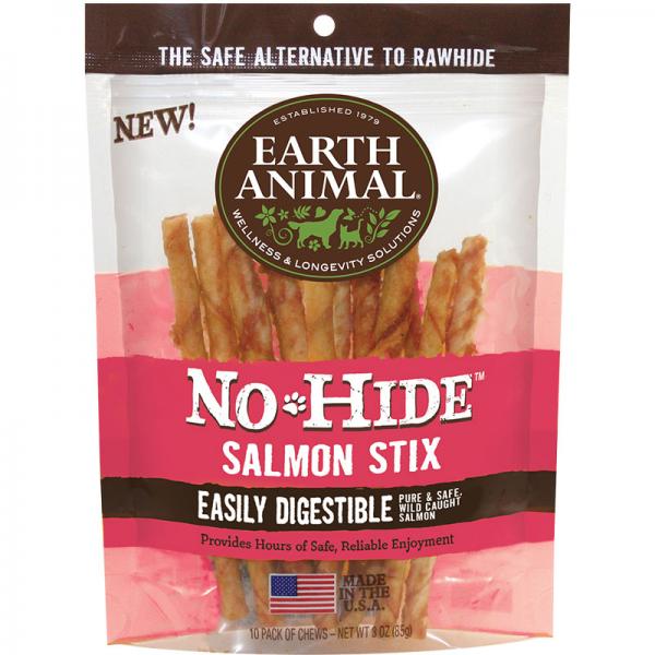 Earth Animal D No Hide Salmon Stix 10-Pack