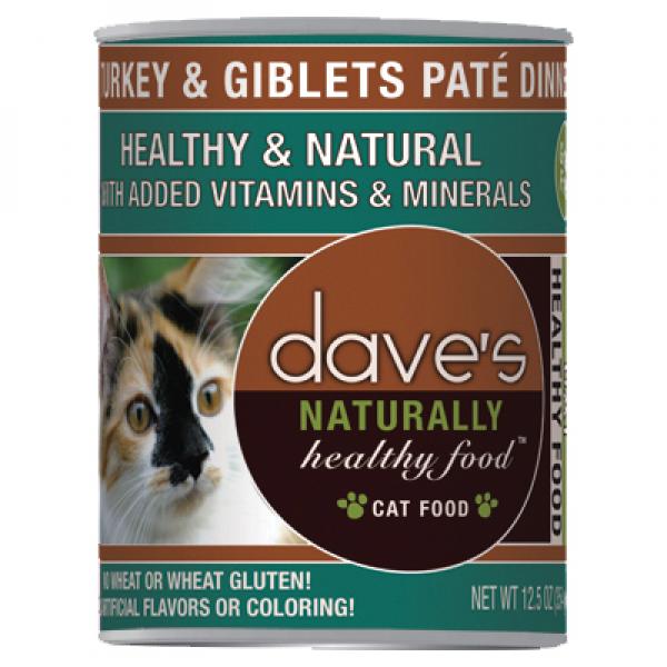 Dave's Pet Food C Can Healthy Turkey Giblet 12.5oz