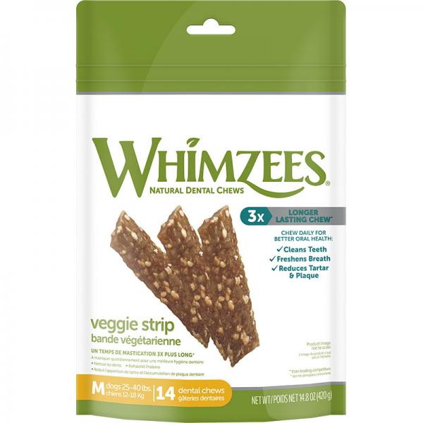 Whimzees Veggie Strip M 14.8oz