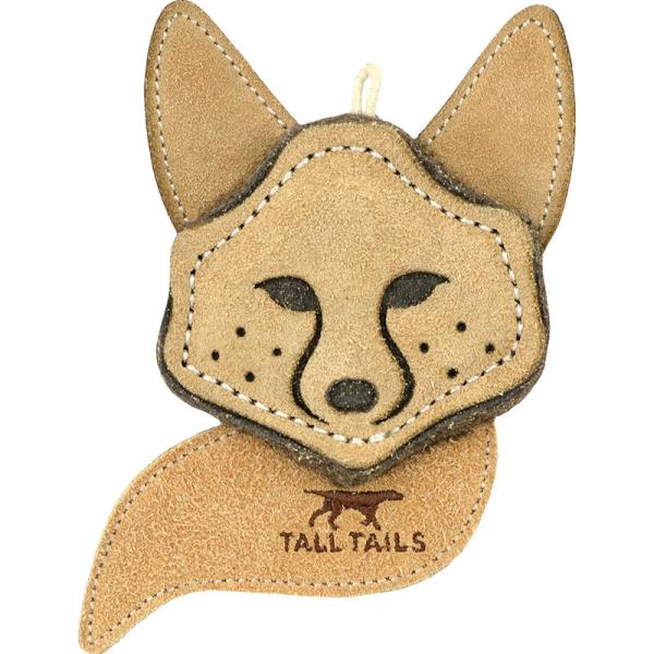 Tall Tails D Toy Scrappy Critter Fox Leather 4"