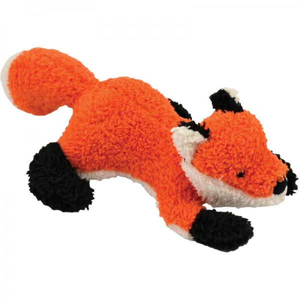 Tall Tails D Toy Spring Squeaker Fox Leather 12"
