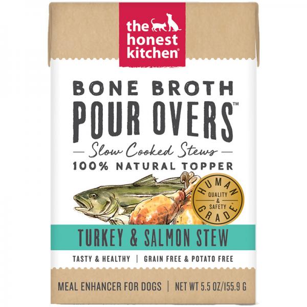 The Honest Kitchen D Can Pour Overs Bone Broth Turkey/Salmon Stew