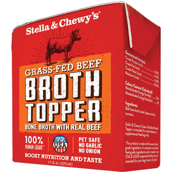 Stella & Chewy's D Can Broth Topper Beef 11oz