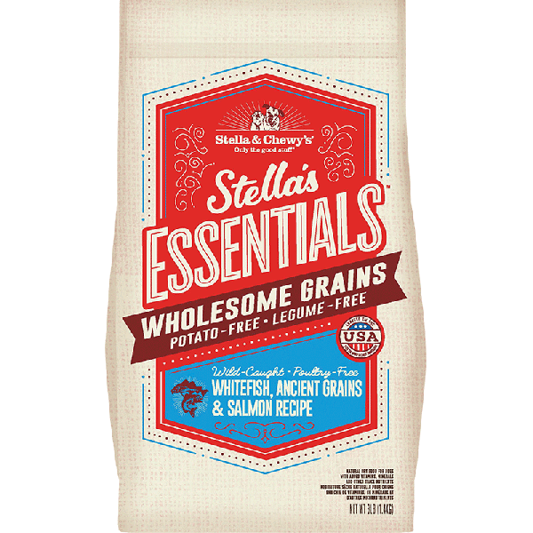 Stella & Chewy's D 25lb Essential Whitefish & Ancestral Grain
