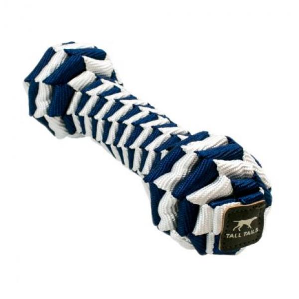 Tall Tails D Braided Bone Navy 9"