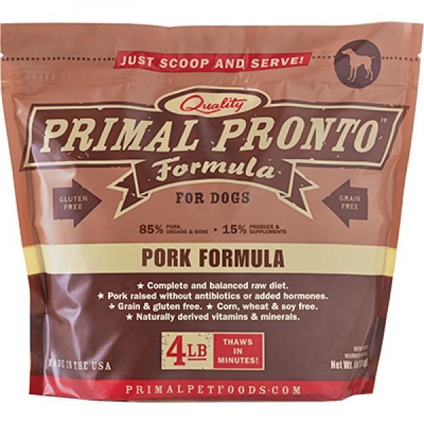 Primal D Raw Pork Pronto 4lb