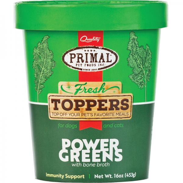 Primal D/C Fresh Toppers Power Greens 16oz