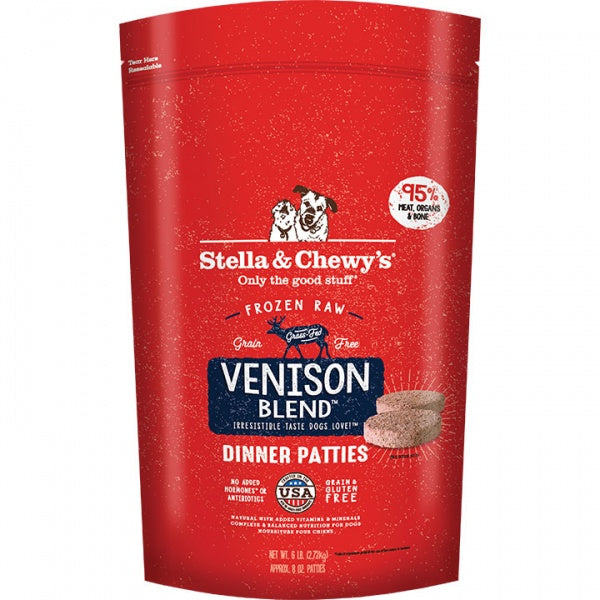 Stella & Chewy's D Raw Venison Patties 6lb