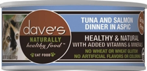 Dave's Pet Food C Can Tuna/Salmon 5.5oz