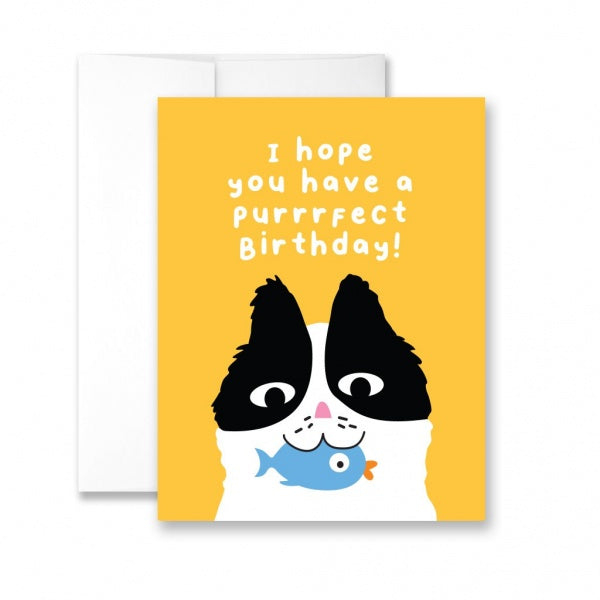 Bainbridge C Card I Hope You Have A Purrfect Birthday!