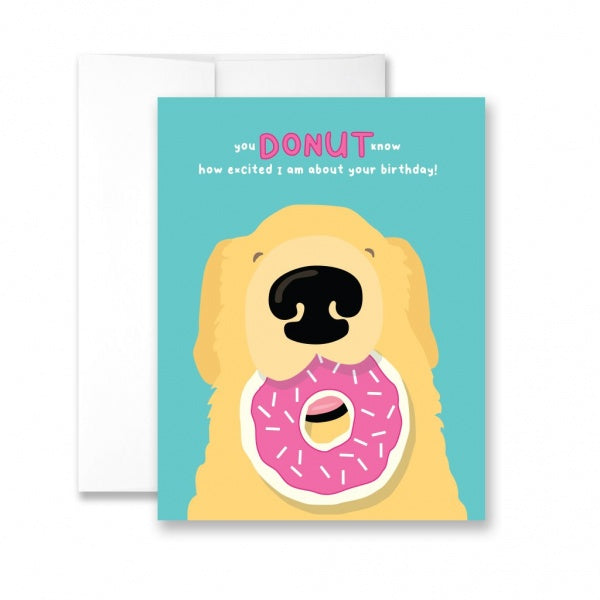 Bainbridge D Birthday Card Donut