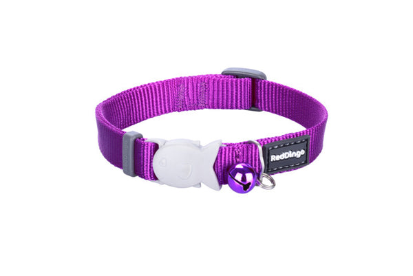 Red Dingo Cat Collar Purple