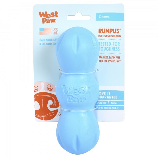 West Paw Rumpus M Aqua Blue