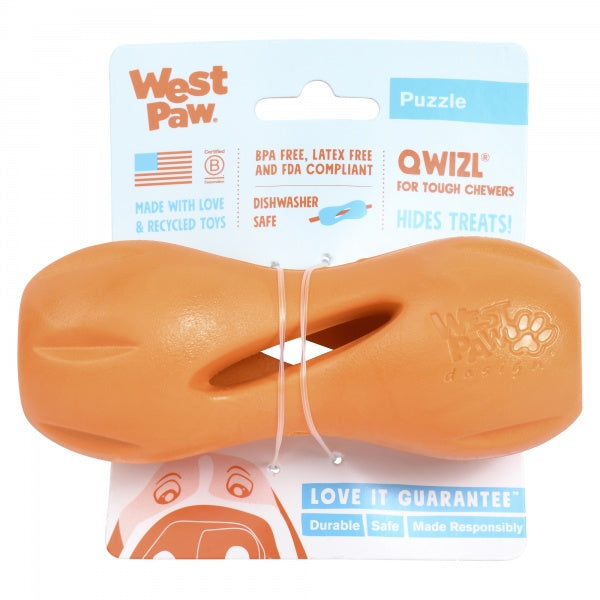 West Paw Qwizl S Tangerine