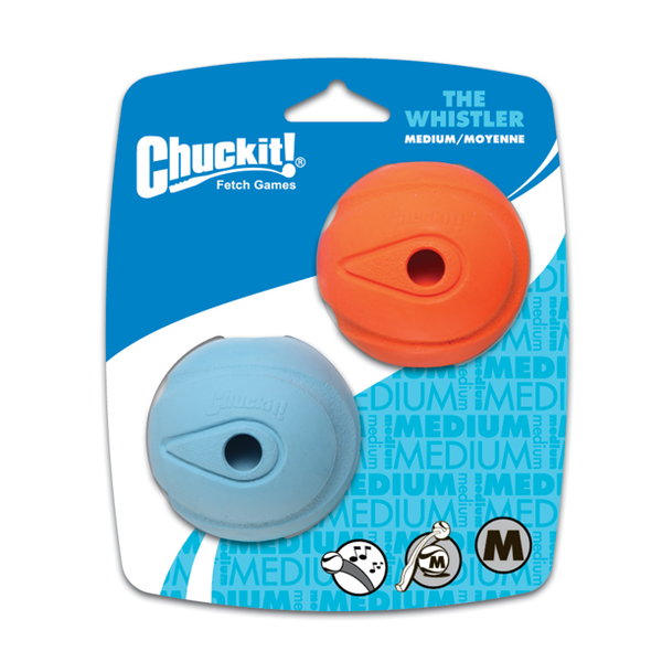 ChuckIt! Whistler Ball Medium 2pk