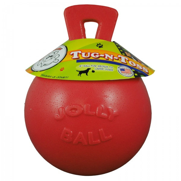 Jolly Tug & Toss Red 6"