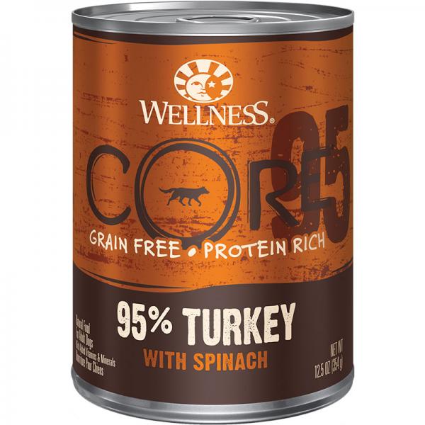 Wellness D Can Core 95% Turkey/Spinach 12.5oz