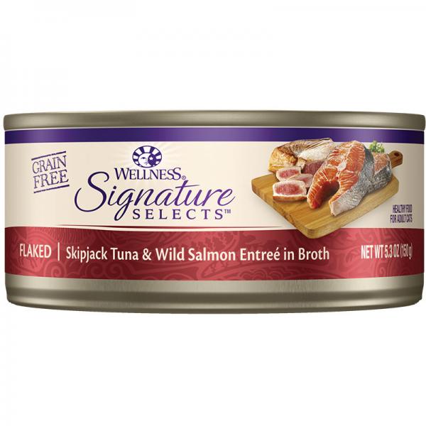 Wellness C Can SS Flaked Tuna/Salmon 5.3oz